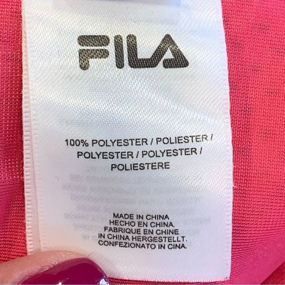 Fila Miriam Tearaway Athletic Mesh Mini Skirt Pink/Purple Women’s Size Medium